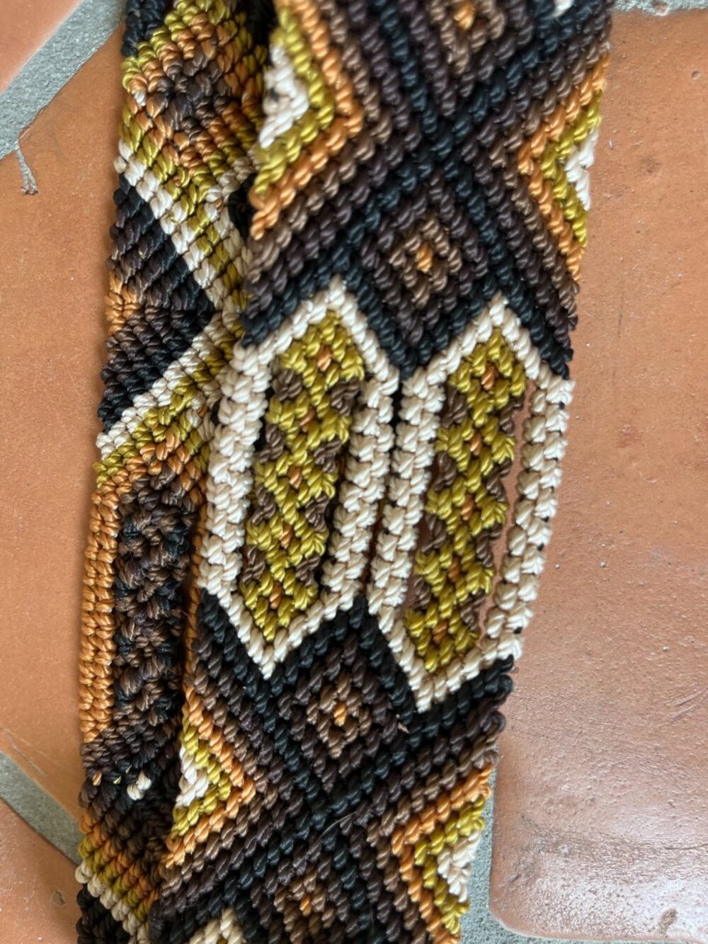 Mayan Macrame "Faya" Belt (never used) - Picture 5 of 7